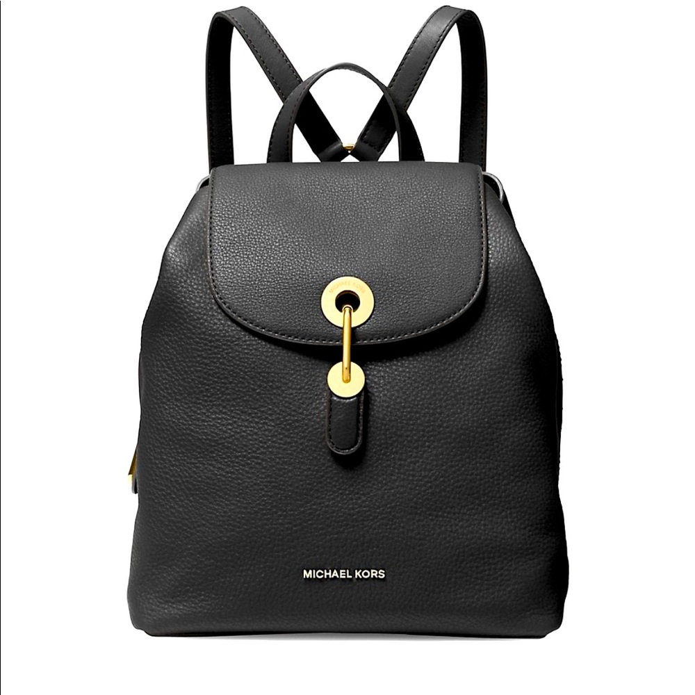 Michael Kors Raven Black Backpack